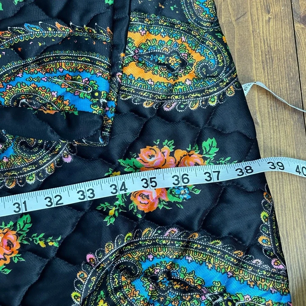 Loungewear by Danville size small quilted maxi house skirt
